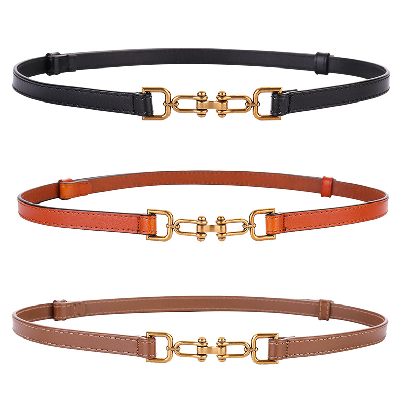 搭配利器丨牛皮﹢复古铜扣 洗皮带#PA2175