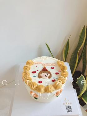 手绘妈妈母亲复古小花款-低糖处理无添加