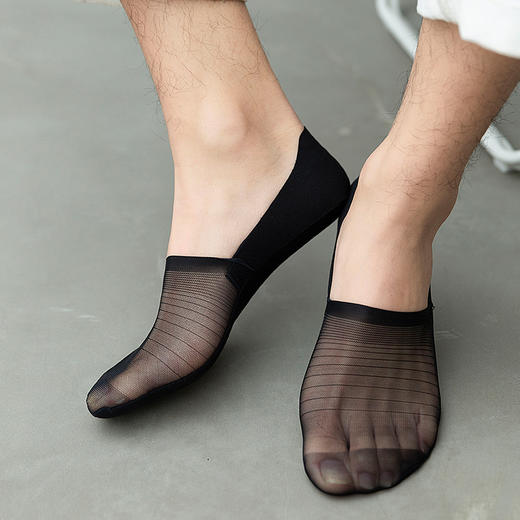 FAST WALK夏季冰丝船袜（5双装）|清爽透气、隐形不掉跟，舒服到不想脱 商品图2