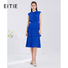 EITIE爱特爱夏季新款洋气时尚气质领结包肩袖收腰蛋糕连衣裙6207969 商品缩略图0