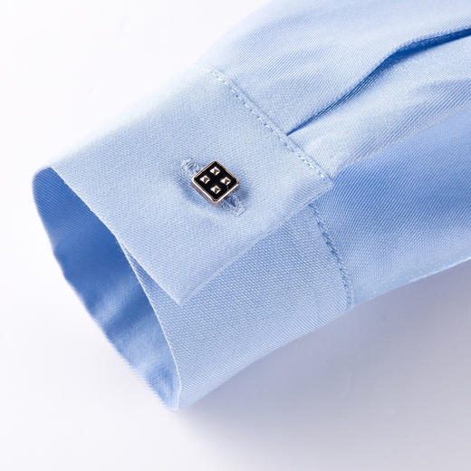 罗蒙衬衫女长袖春夏装商务通勤纯色简约修身套头气质女衬衣 商品图9