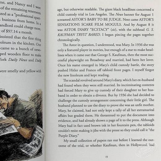 【中商原版】玛丽 阿斯特的紫色日记 Mary Astor s Purple Diary The Great American Sex Scandal of 1936 英文原版 Edward So 商品图4