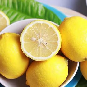 【尤力克黄柠檬 3斤】|  果实饱满，酸爽多汁，黄色的果皮包裹着嫩嫩的果肉，打开瞬间就能闻到柠檬的清香，满是酸爽好滋味