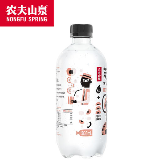 农夫山泉苏打气泡水饮品拂晓白桃味500ml*15瓶一箱 商品图2