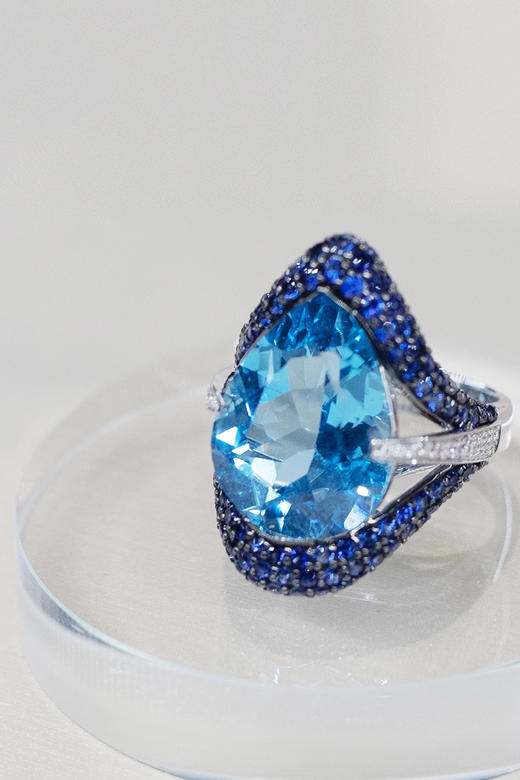 LUCINE 高级珠宝｜神奈川冲浪里戒指 商品图0