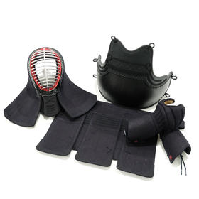 【閃HIRAMEKI RED】日本抗菌技术 剑道护具 整套 日本刺绣