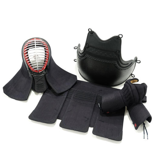 【閃HIRAMEKI RED】日本抗菌技术 剑道护具 整套 日本刺绣 商品图0