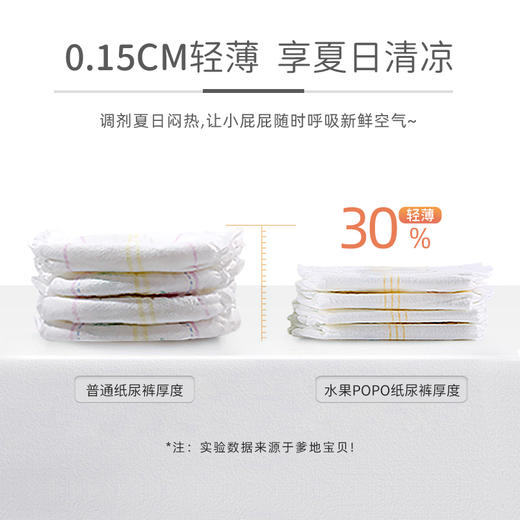【会员日活动  1000积分+29.9限量抢】 ｜爹地宝贝水果POPO成长裤L码36片 商品图1