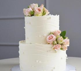 双层纯色鲜花款