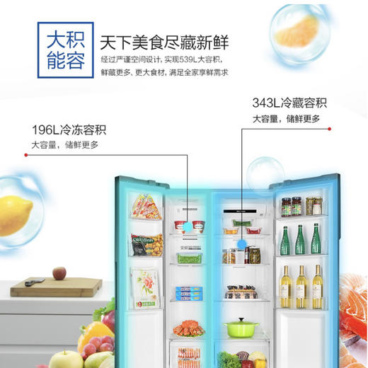 海尔（Haier）冰箱BCD-539WDCO 商品图4