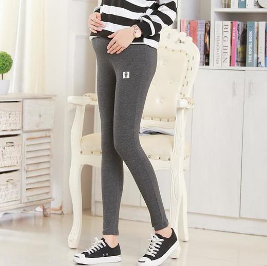 【服饰鞋包】*春秋款棉孕妇九分托腹打底裤200斤加大码 商品图7