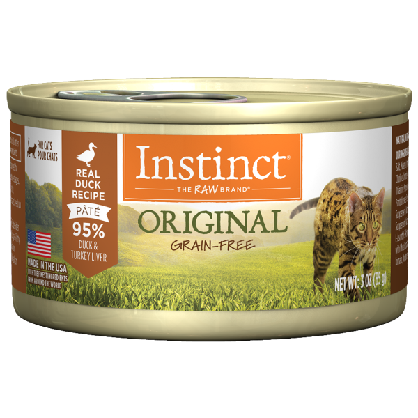 Instinct Cat Original Gf Cagefree Duck 3 Oz Cans