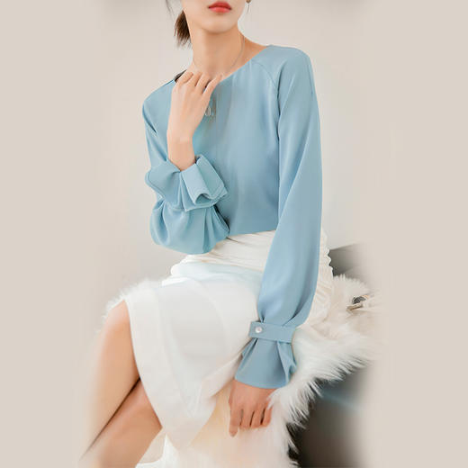 裁缝学苑AG159 小众气质衬衣喇叭袖衬衫纸样女装夏天上衣服装打版 商品图2