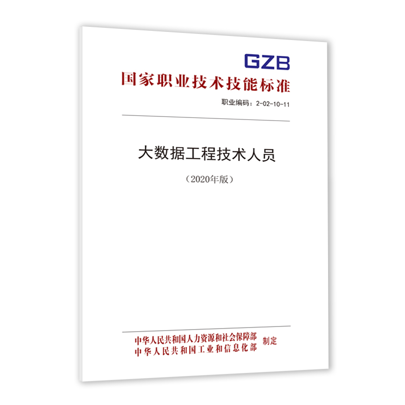 大数据工程技术人员国家职业技术技能标准（2021年版）