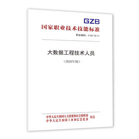 大数据工程技术人员国家职业技术技能标准（2021年版）