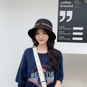 2022新款帽子女春夏季时尚百搭秋渔夫帽2022新款潮流遮阳防晒盆帽