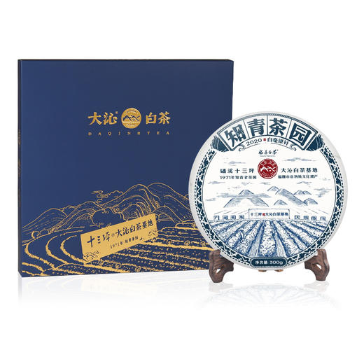 大沁白茶2020年十三坪知青白毫银针饼300g 商品图2