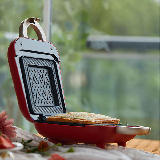 【小程序】小熊三明治机早餐机家用小型多功能面包吐司压烤轻食机SMZ-B05N1（双色可选） 商品图5