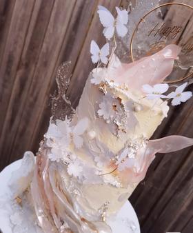 双层蝴蝶手工艾素糖款