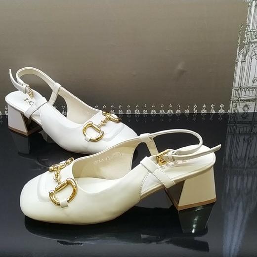 lfgj jeans BR903 夏季中性复古粗跟凉鞋 商品图5