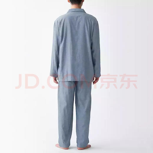 Muji无印良品无侧缝双层纱织睡衣春夏男款超舒适正品保真 商品图4