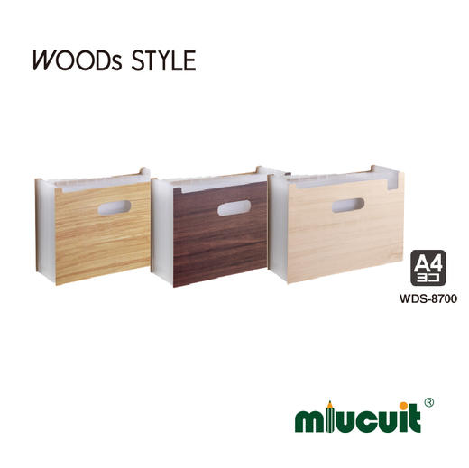 日本进口sedia-Woods Style芬兰设计师风琴学生收纳文件夹横版12档 商品图3