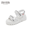西村名物2021夏新款厚底百搭松糕女凉鞋T21BG23721 商品缩略图2
