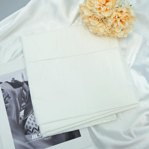 贡缎白色床单1x2-1.2x2-1.3x2 商品图2