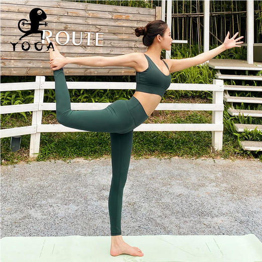 壁虎瑜伽【2105TZ025】聚拢高弹两件套（有胸垫） 商品图10