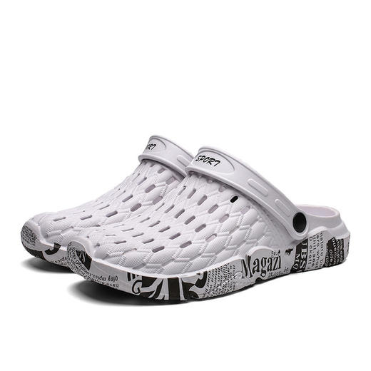 【服饰鞋包】步潮汇夏季防滑沙滩情侣洞洞凉拖鞋 商品图4