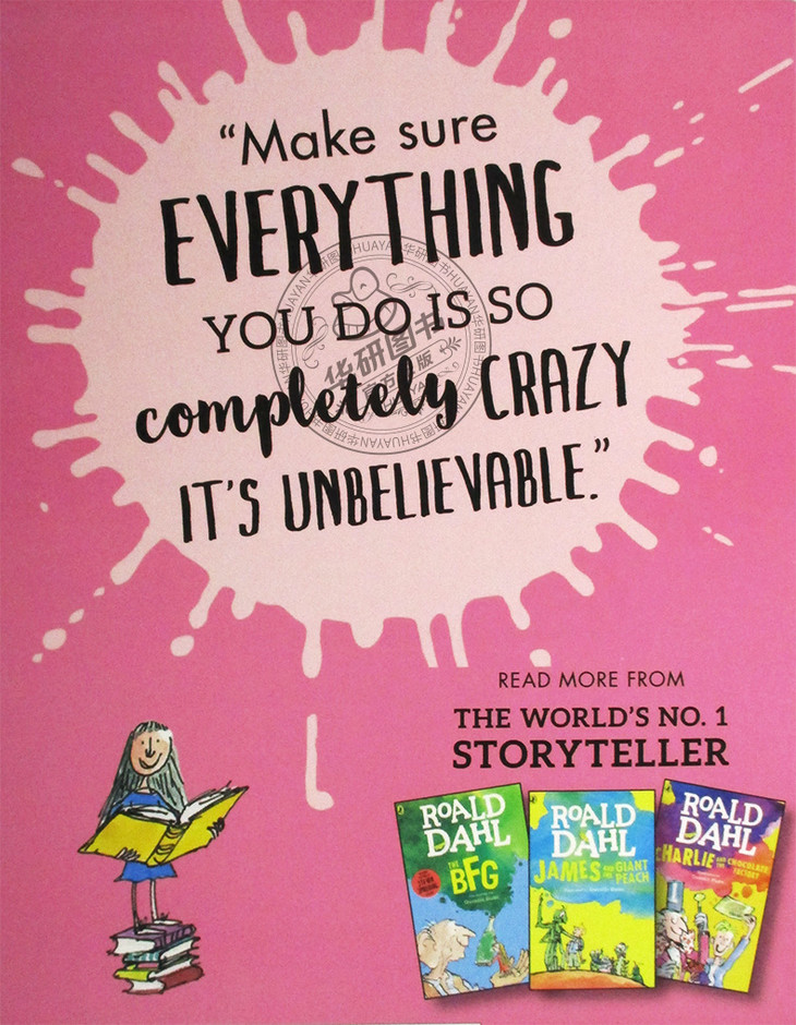 玛蒂尔达英文进口原版matilda罗尔德达尔经典童话roalddahl