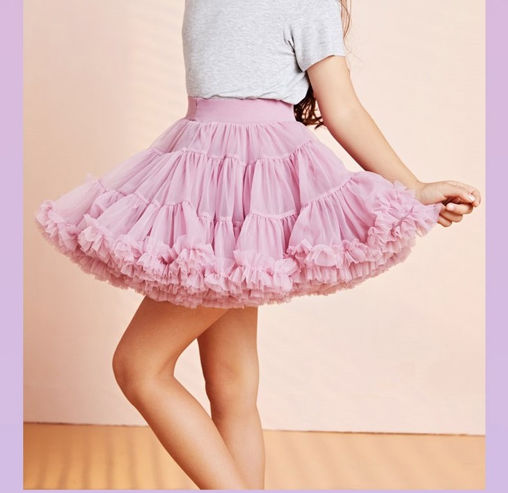 cutians 女童网纱tutu裙蓬蓬裙公主裙 半身裙 不退不换 包装桶有瑕疵