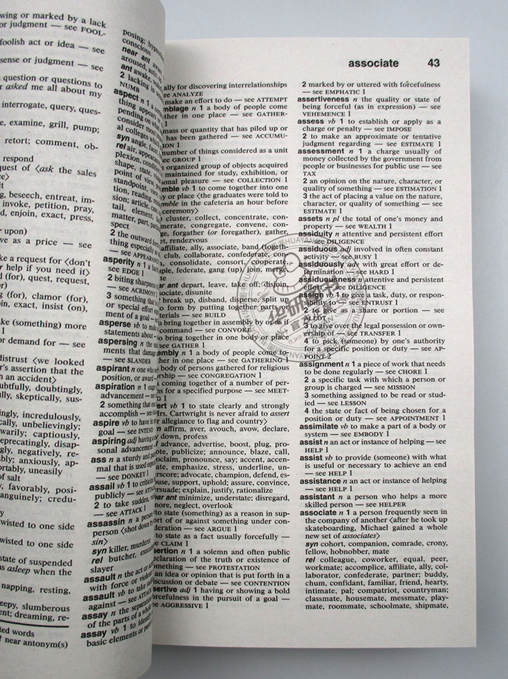 韦氏英语同义词词典英文原版the Merriam Webster Thesaurus 英英字典词汇学习工具书可搭单词的力量wordpower韦氏字根词根词典 华研外语
