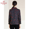 乔万尼新款真丝桑蚕丝长袖衬衣职场优雅EI2C829 商品缩略图3