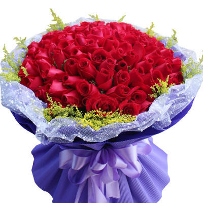 【非你莫属】52枝红色玫瑰 生活因你充满花香 商品图4