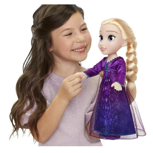 杰克仕   20703    冰雪奇缘音乐娃娃 （艾莎） 商品图4