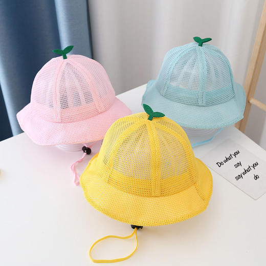 【六色可选】儿童帽子夏季婴儿渔夫帽男女童装宝宝春秋ins小黄帽可爱网红太阳帽 商品图8