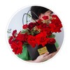 与你相遇-情人节红玫瑰手提花篮 商品缩略图2