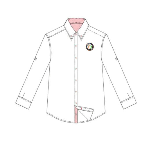 暨阳小学-男女长袖衬衫 商品图0