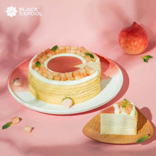 【周一能量站】蜜桃季·桃桃千层 新鲜水蜜桃融入天然动物鲜奶油 满满乌龙香味 商品图1