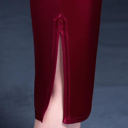 上海旗袍厂LHS-20490夏季结婚婚礼时尚洋气礼服大码连衣裙 商品图3