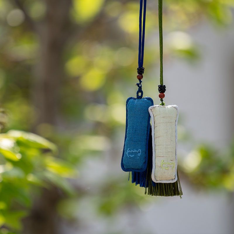 茶密手作香囊（天然中草药驱瘟避疫）香包清洁气场