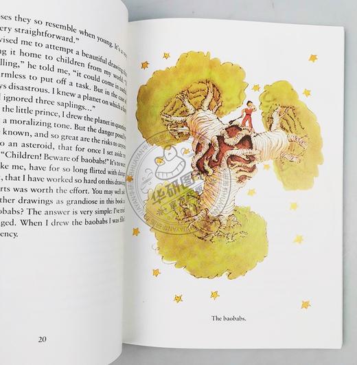The Little Prince 小王子英文原版小说 插画版 全英文版书籍 儿童文学名著经典童话故事 进口少儿英语学习读物 圣埃克苏佩里 商品图2