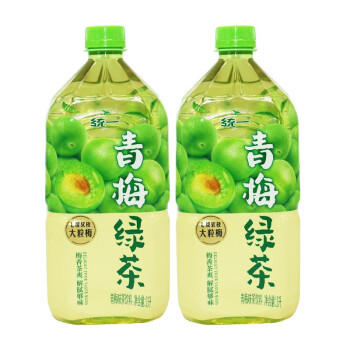 统一绿茶青梅味1L*8瓶/箱 商品图1