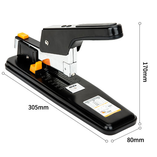 得力0390重型订书机(黑) 商品图1