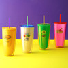 乐扣乐扣吸管杯ins风带吸管水杯女塑料杯子大人简约大容量奶茶男  HAP507 商品缩略图5