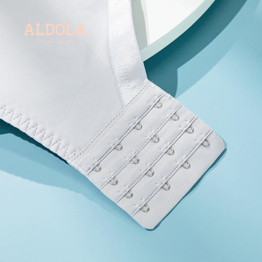 雅黛丽内衣薄款透气显胸小缩胸防下垂胸罩蕾丝无钢圈大码文胸 商品图3