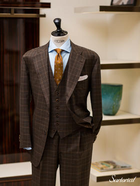 Orazio Luciano 150's Wool Three-Piece Suit