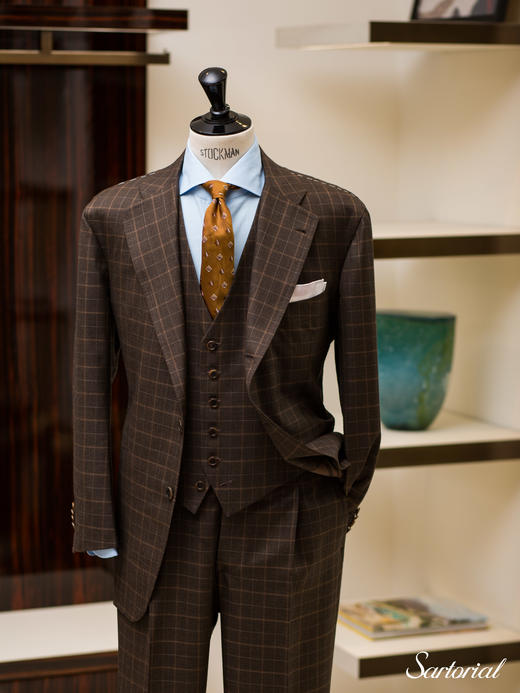 Orazio Luciano 150's Wool Three-Piece Suit 商品图0