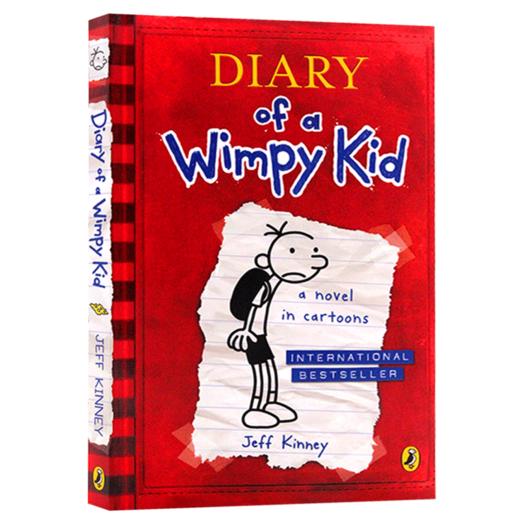 小屁孩日记英语版 英文原版 第一册 Diary of a Wimpy Kid 1 Jeff Kinney杰夫金尼著 儿童文学漫画小说 可搭小屁孩日记全套 商品图3